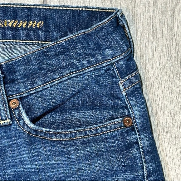 7 FOR ALL MANKIND 7FAM ROXANNE Whiskered Low Rise Skinny Jeans 27 - Picture 5 of 12